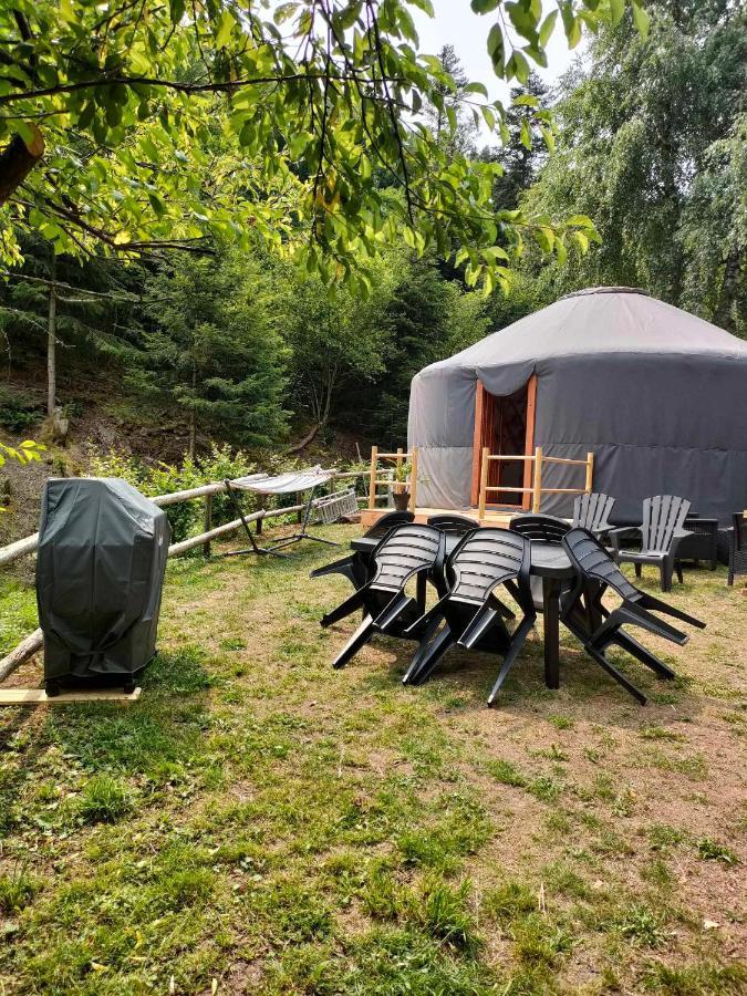 La Yourte Des Bibis Fréland Extérieur photo