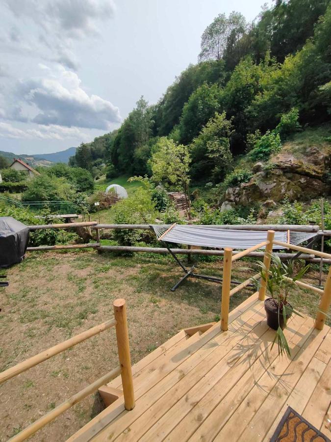 La Yourte Des Bibis Fréland Extérieur photo